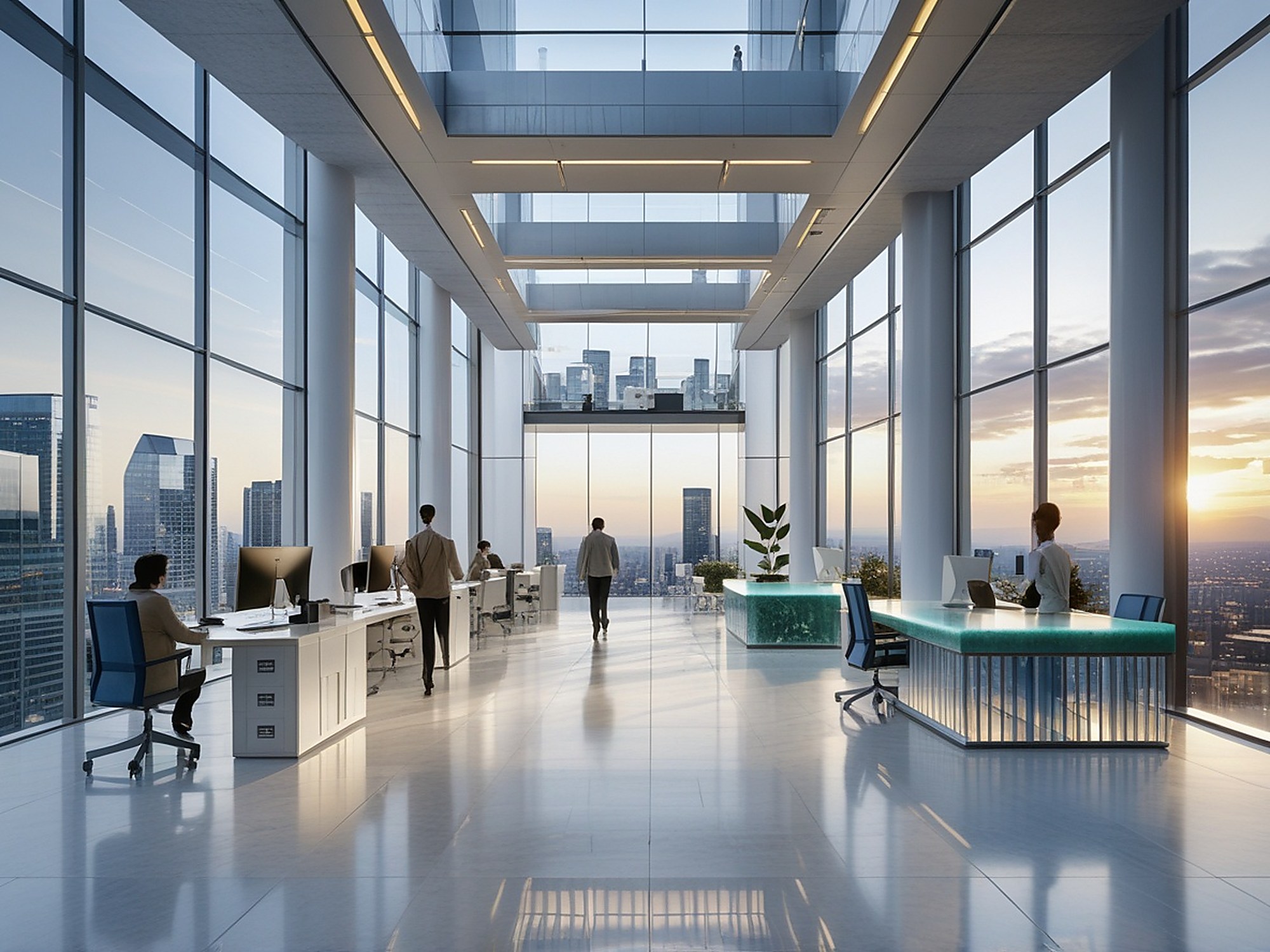 Salam Tower — interior