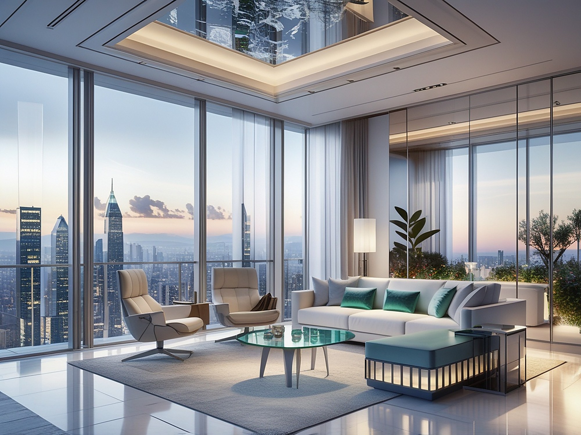 Salam Tower — interior