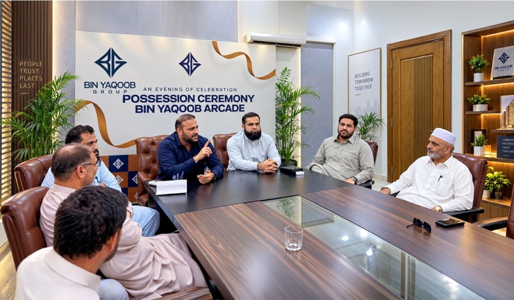 Bin Yaqoob Arcade retail owners receive keys at possession ceremony