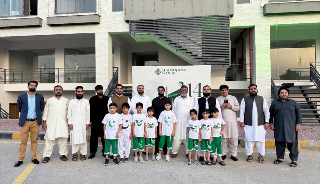 Independence Day at Bin Yaqoob Arcade: standing with Pakistan, building for its future